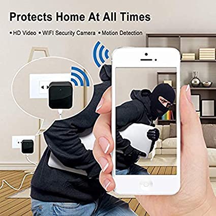 1080P USB Charger Camera Series 1 WiFi – HD Live Streaming Video Camcorder with Motion Detection, Pet Nanny Cam, USB AC Wall Plug Adapter for Phone, Remote View; with Night Vision - Image 6