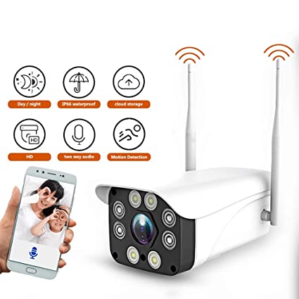 Wireless WiFi 2MP Full HD 1080p Waterproof Indoor and Outdoor IP Security Bullet CCTV Security Camera - Image 5