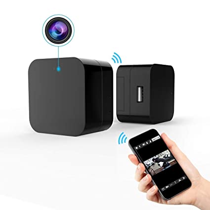 1080P USB Charger Camera Series 1 WiFi – HD Live Streaming Video Camcorder with Motion Detection, Pet Nanny Cam, USB AC Wall Plug Adapter for Phone, Remote View; with Night Vision - Image 3