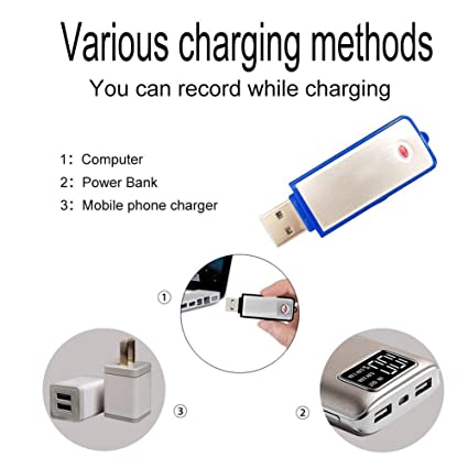 Spy Audio Voice Recorder USB Flash Drive Long Battery Life 4 GB - Image 3