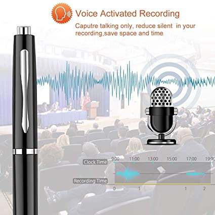 Latest Slim Design 4k Digital Pen Voice Recorders Mini Portable Recorder for Meeting Classes Lectures Speech Interviews with 16 GB inbuilt Memory - Image 4
