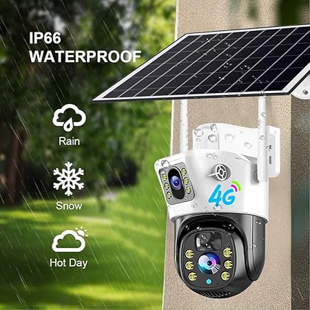 Supercam 4G 5MP HD Solar Camera | Supports All SIM Cards (4G) | Cloud Storage, 360 Degree Rotate, PIR Detection & Smart IR Camera for Parking, Detection Alarm - Image 5