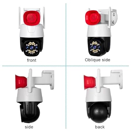 Color Night Vision, High Speaker Alarm Security | 4G/WI-FI V380pro 3MP IP PTZ Camera with Motion Detection Outdoor Camera - Image 6