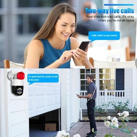 Color Night Vision, High Speaker Alarm Security | 4G/WI-FI V380pro 3MP IP PTZ Camera with Motion Detection Outdoor Camera - Image 7