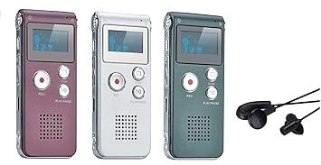 Portable Digital Voice Recorder Sound Audio Recorder Dictaphone LCD Recorder MP3 Player-with inbuilt 8GB Memory - Image 2