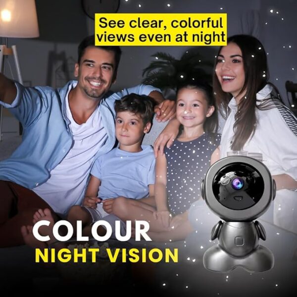 AI Human Detection | Color Night Vision | Advanced Motion Tracking | Security Camera | 3MP 360° WiFi CCTV Camera for Home Indoor/Outdoor - Image 5