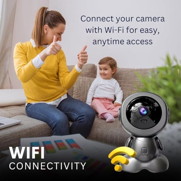 AI Human Detection | Color Night Vision | Advanced Motion Tracking | Security Camera | 3MP 360° WiFi CCTV Camera for Home Indoor/Outdoor - Image 7