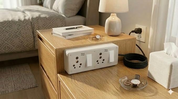 HD WiFi Multi Switchboard Hidden Camera with Live Feed WiFi Indoor Security Camera 4K HD | Motion Detection 32GB Inbuilt Memory - Image 2